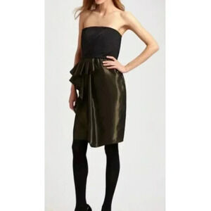 Cynthia Steffe NWT Black Gold Mini Dress